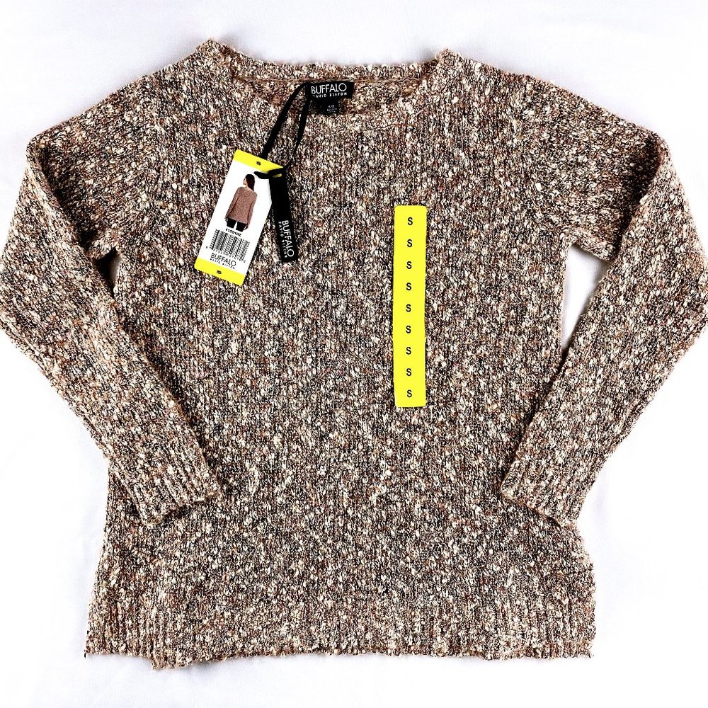 David Button Knit Sweater